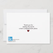 Compassie geeft het door aan de 7-inch x5-inch fla aankondiging (Achterkant)