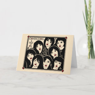 Compassie geeft het door aan_Wenskaart Kaart