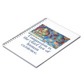 Compassie is de hoofdwet - compassie citaat notitieboek (Linkerzijde)