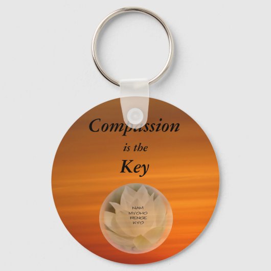 Compassie is de Key - SGI Buddhist Sleutelhanger (Voorkant)