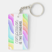 Compassie is de norm. Verpleegkundige kleding Sleutelhanger (achterkant)