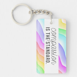 Compassie is de norm. Verpleegkundige kleding Sleutelhanger