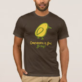 Compassie is goed. Ga Veg. T-shirt (Voorkant)