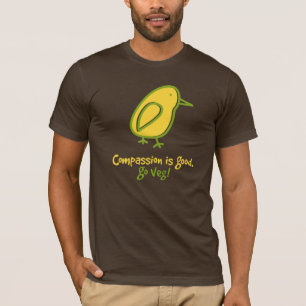 Compassie is goed. Ga Veg. T-shirt