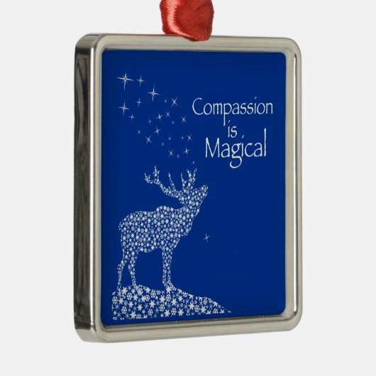 Compassie is Magisch Metalen Ornament (Rechts)