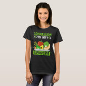 Compassie is mijn Superpower I Vegan T-shirt (Voorkant volledig)