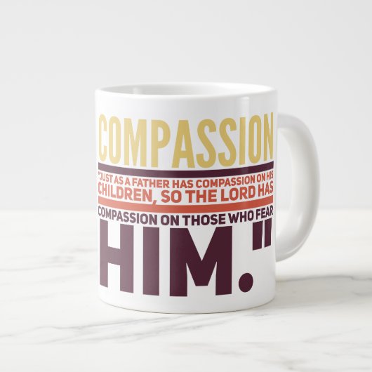 Compassie - Jumbo Mok (Voorkant rechts)