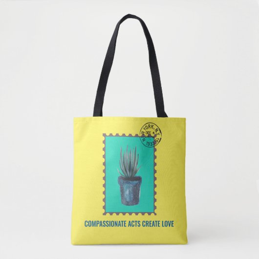 COMPASSIE LEVEN TOTE BAG (Voorkant)