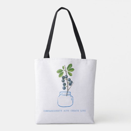 COMPASSIE LEVEN TOTE BAG (Achterkant)