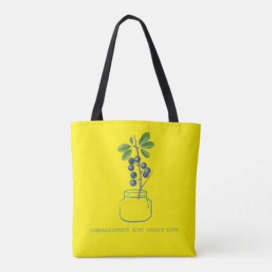 COMPASSIE LEVEN TOTE BAG (Achterkant)