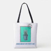 COMPASSIE LEVEN TOTE BAG (Achterkant)