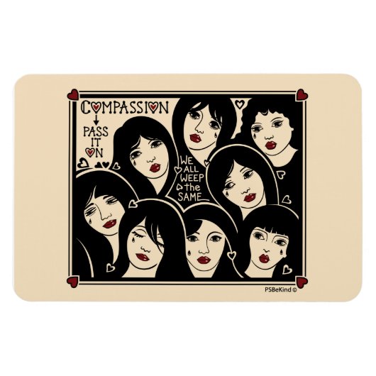 Compassie passeert it On_Flexible Magnet 6"x4" Magneet (Horizontaal)