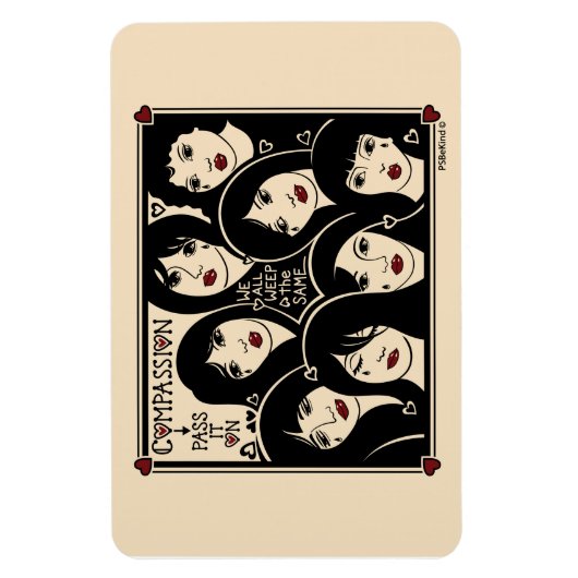 Compassie passeert it On_Flexible Magnet 6"x4" Magneet (Verticaal)