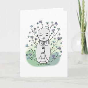 Compassie Sympathie Jizo Japanse Baby Buddha Kaart