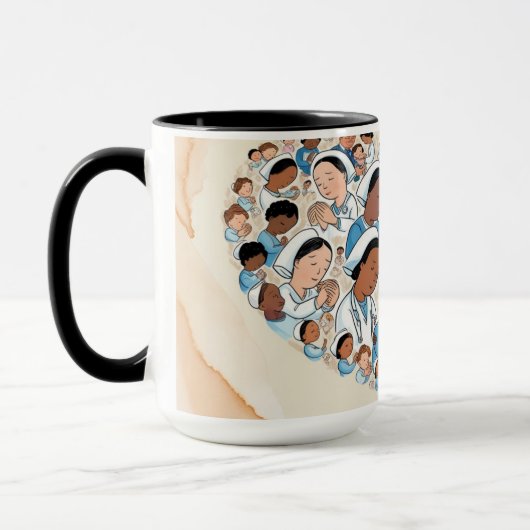 Compassie van de zorg mok (Links)