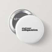 Compassie van technicus ronde button 5,7 cm (Voorkant /achterkant)