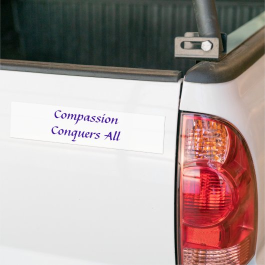 Compassie Verwerft alle bumpersticker (Op Truck)
