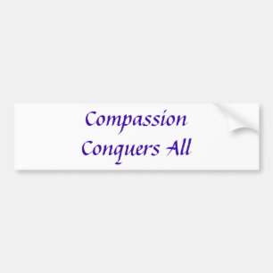 Compassie Verwerft alle bumpersticker