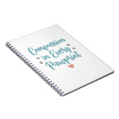 Compassion in Every Pawprint – Vet Tech Notitieboek (Rechterzijde)