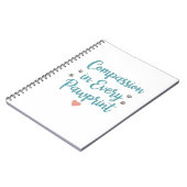 Compassion in Every Pawprint – Vet Tech Notitieboek (Linkerzijde)