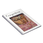 Compassion Inspiration Buddha Waterverf notebook Notitieboek (Rechterzijde)