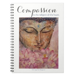 Compassion Inspiration Buddha Waterverf notebook Notitieboek