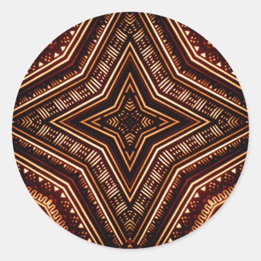 Compassion Love_ Ronde Sticker (Voorkant)