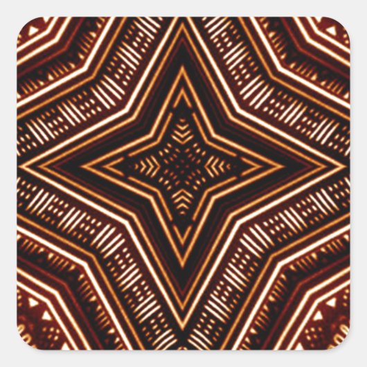 Compassion Love_ Vierkante Sticker (Voorkant)