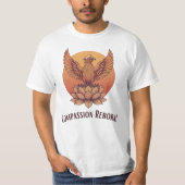 Compassion Reborn – Verpleegkundige Healing & Vern T-shirt (Voorkant)