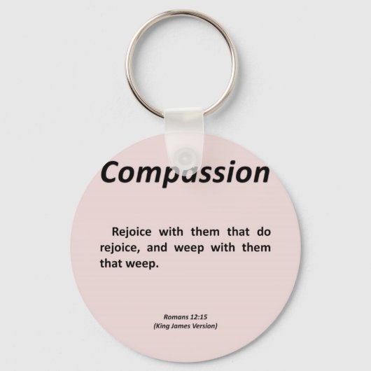 Compassion Romans 12-15 Sleutelhanger (Voorkant)