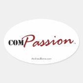 ComPASSION (Sticker) Ovale Sticker (Voorkant)