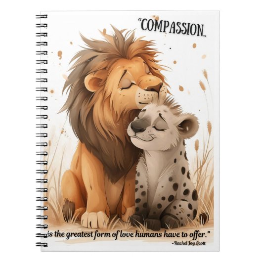 Compassionate Animal Illustrated Notitieboek (Voorkant)