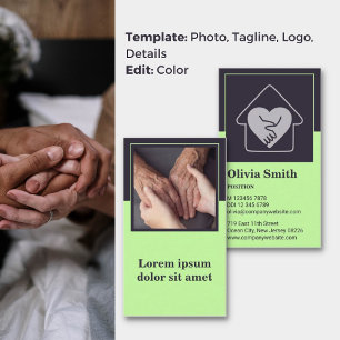 Compassionate Care Green Home Care Visitekaartje Klantenkaartje