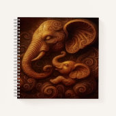 Compassionate Elephants Sketch Notitieboek (Voorkant)