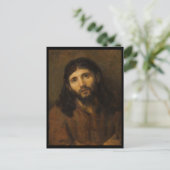 Compassionate Eyes Jesus Briefkaart (Staand voorkant)