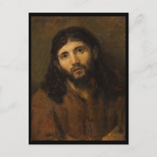 Compassionate Eyes Jesus Briefkaart (Voorkant)