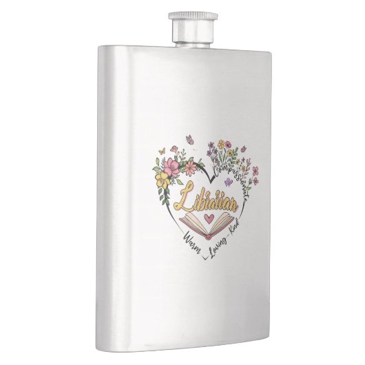 Compassionate Librarian – Floral Heart Design Flacon (Rechts)