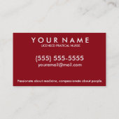 Compassionate Neurse Visitekaartje (Achterkant)