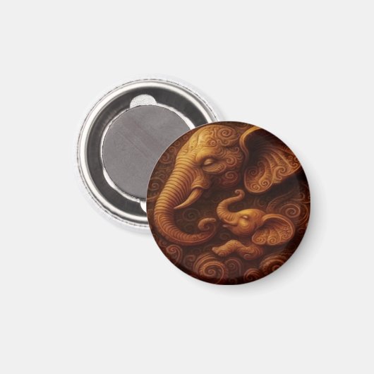 Compassionate Olifanten Magneet (Voorkant / Achterkant)