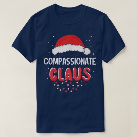 Compassionate Santa Claus Christmas Matching Costu T-shirt (Design voorkant)