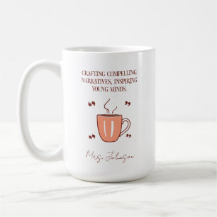 Compellerende verhalen maken, inspirerende geesten koffiemok