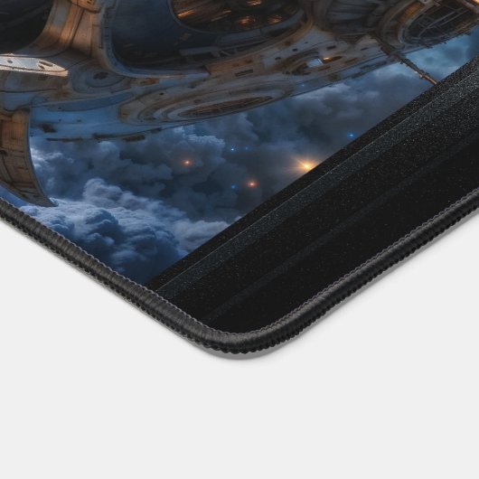 Compellious Galactic Cruiser Al Art beroemd gemaak Bureaumat (Hoek)