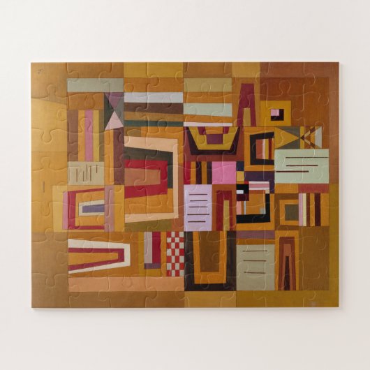 Compensation, Kandinsky Inspired Geometric Art Legpuzzel (Horizontaal)