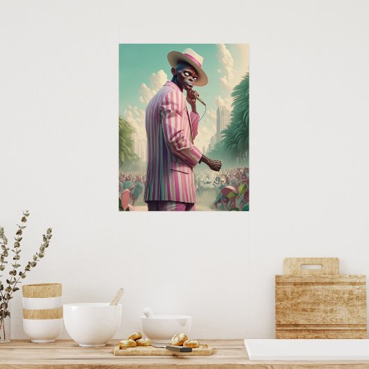 Compère - Surrealistisch Poster (Keuken)