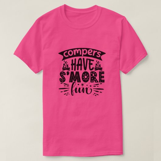 Compers hebben smore fun01 t-shirt (Design voorkant)
