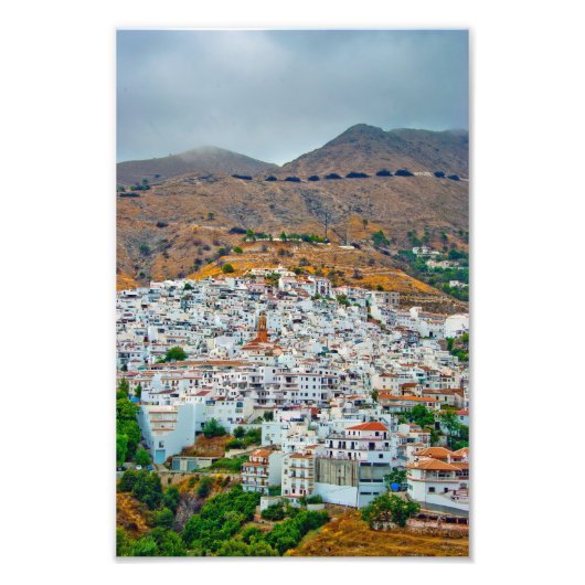 Competa Costa Del Sol Andalucia Spanje Foto Afdruk (Voorkant)