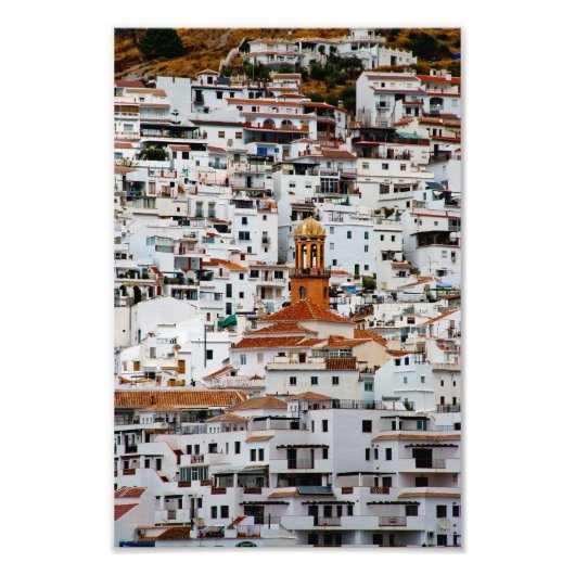 Competa Costa Del Sol Andalucia Spanje Foto Afdruk (Voorkant)