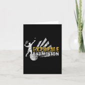 Competitief Extreme Badminton Game Competitie Plan Kaart (Voorkant)