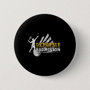 Competitief Extreme Badminton Game Competitie Plan Ronde Button 5,7 Cm