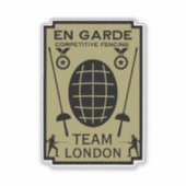 Competitief Schermen Sticker (Voorkant)